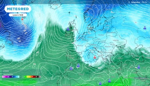 Fr&iacute;o ruso en Espa&ntilde;a: un superanticicl&oacute;n de 1043 hPa en el mar de Noruega cambiar&aacute; el tiempo de los pr&oacute;ximos 7 d&iacute;as