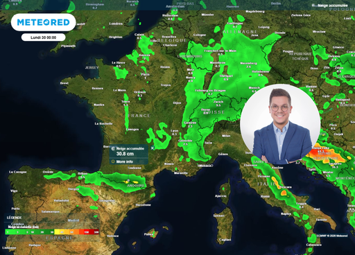 Froid et humidit&eacute; en France : dans quelles r&eacute;gions va-t-il encore neiger ce week-end ?