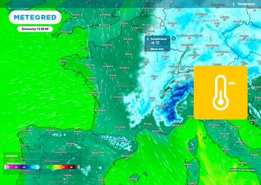 Froid et neige pour ce week-end en France : voici les pr&eacute;visions m&eacute;t&eacute;o compl&egrave;tes