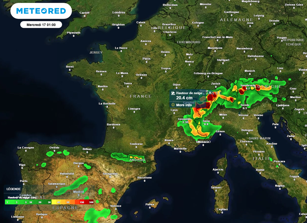 En dehors des Pyrénées et surtout des Alpes, les montagnes ne revêtiront pas leurs beaux habits blancs à Noël... En dehors des Pyrénées et surtout des Alpes, les montagnes ne revêtiront pas leurs beaux habits blancs à Noël...
