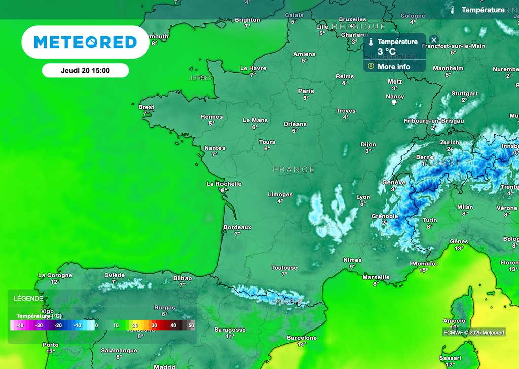 Pas plus de 3 degrés à Nancy demain après-midi. Pas plus de 3 degrés à Nancy demain après-midi.