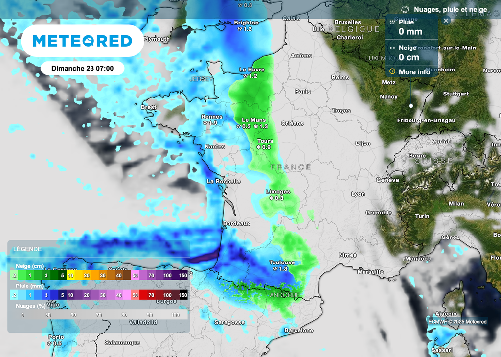 Des chutes de neige attendues le week-end prochain en France ? Des chutes de neige attendues le week-end prochain en France ?