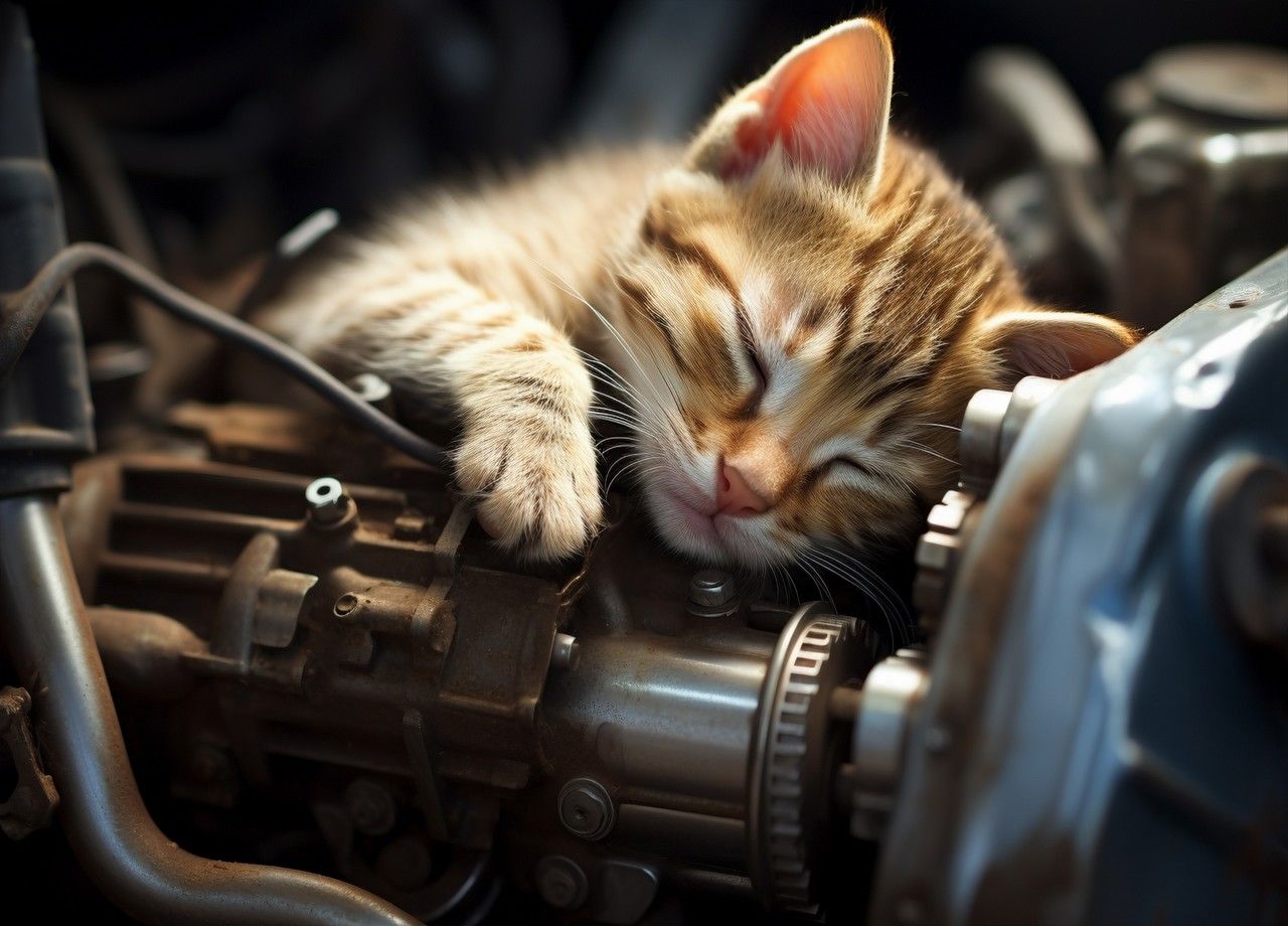 El calor de un motor puede resultar muy atractivo para ciertos animales en épocas de frío como el que estamos viviendo actualmente.