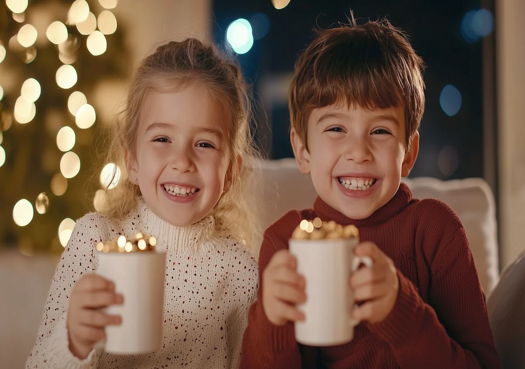 Bei dem Wetter schmeckt der Weihnachtskakao am besten!
