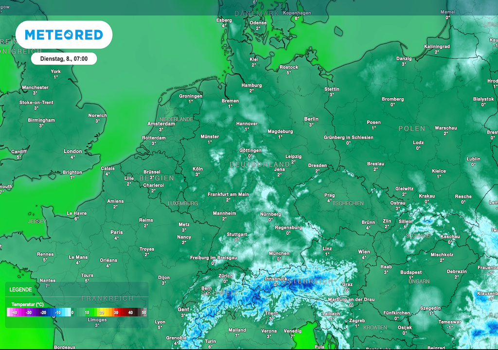 Nacht, Temperatur, Frost, Bodenfrost Nacht, Temperatur, Frost, Bodenfrost