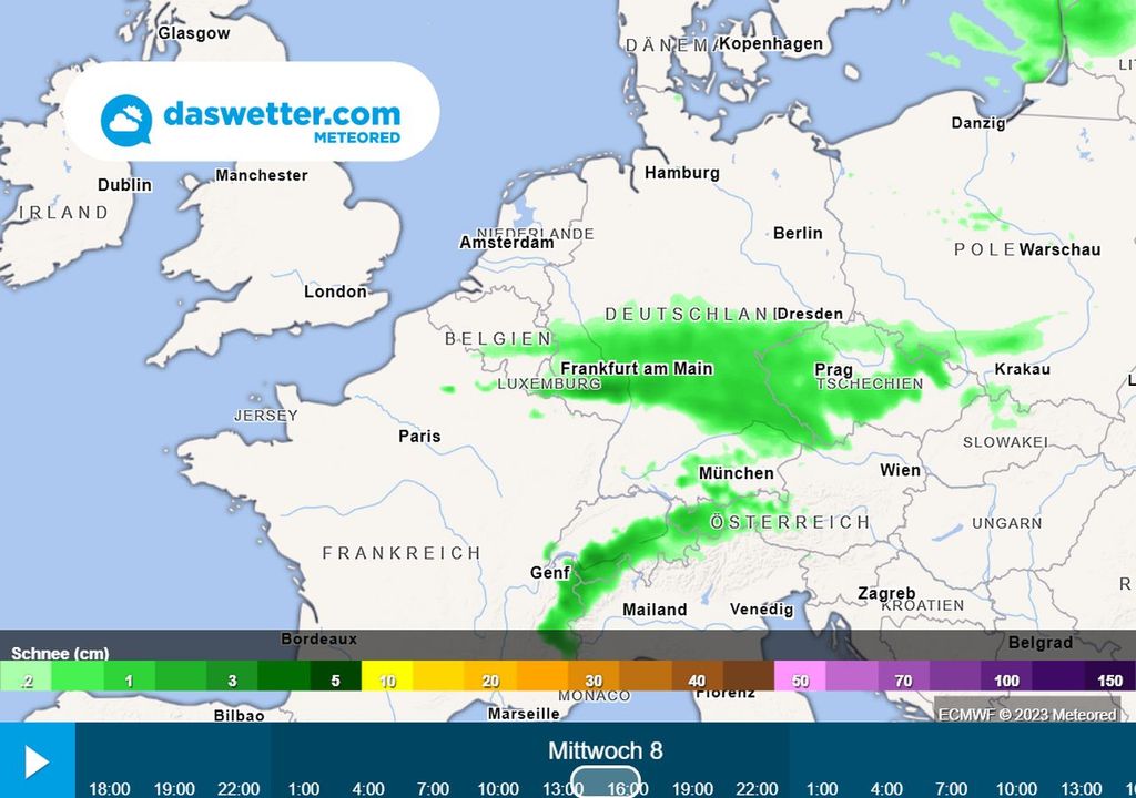 Luftmassengrenze, wetter, Deutschland Luftmassengrenze, wetter, Deutschland