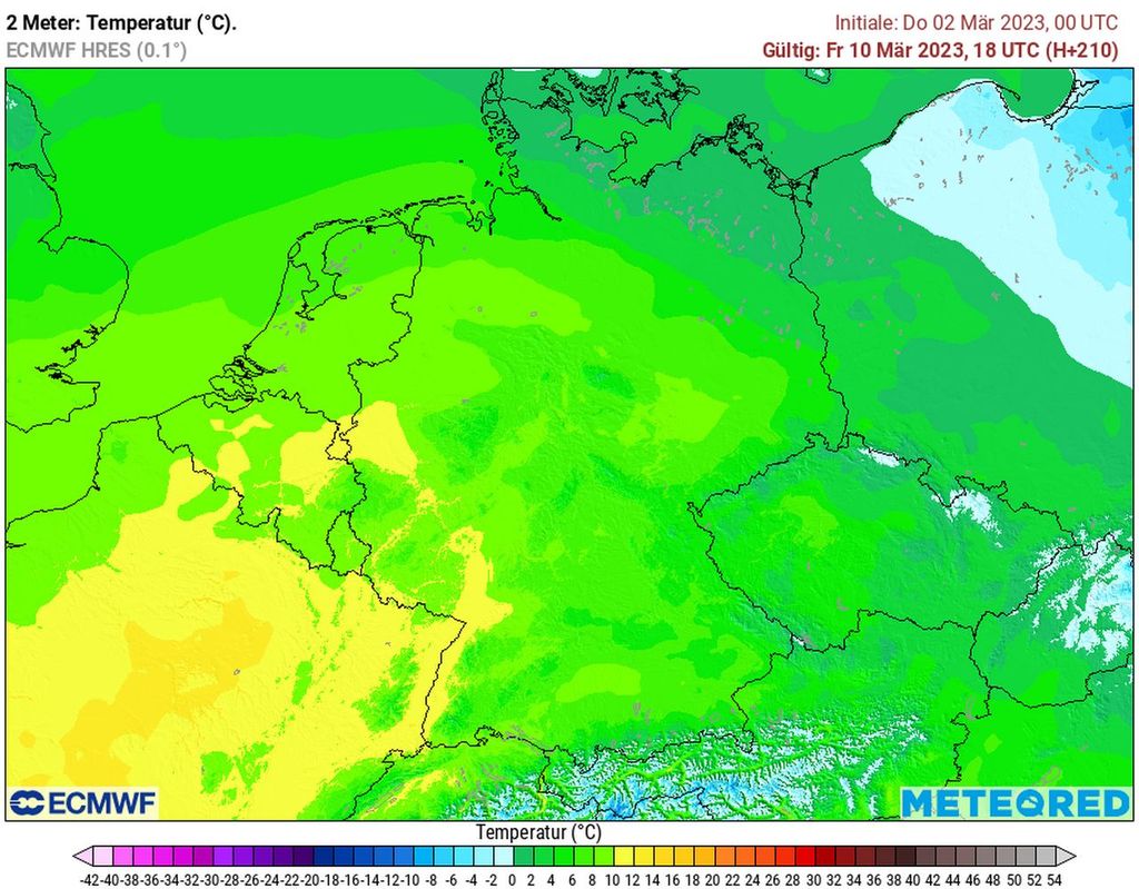 wärme, märz, deutschland