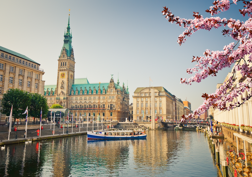 Hamburg, Frühling, Geld Hamburg, Frühling, Geld