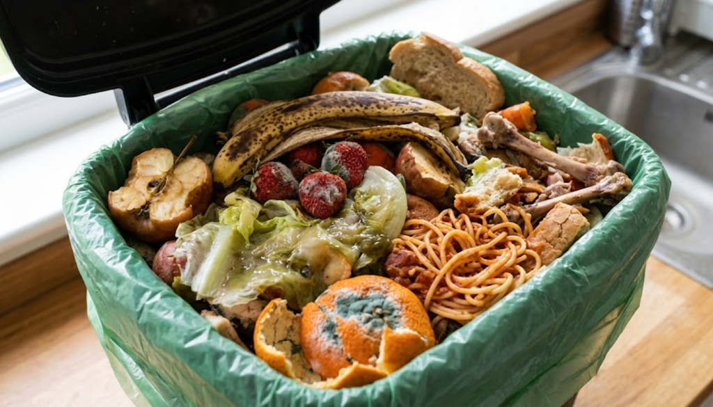 El desperdicio de alimentos en los hogares ocurre muchas veces porque frutas, verduras y comidas preparadas se descomponen antes de ser consumidas.