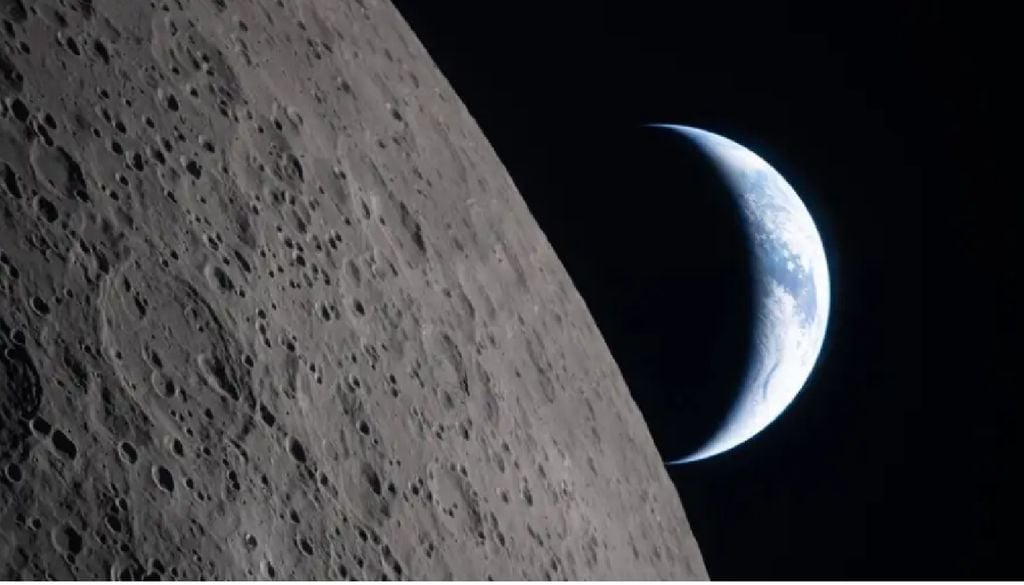 Foto tomada en la misión Artemis II. Créditos: NASA