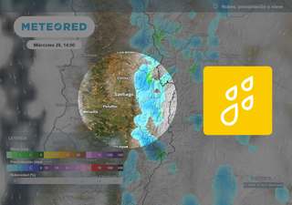 Fuerte bajón térmico en Santiago: posibles chubascos e inusual viento marcarán el tiempo en la Región Metropolitana