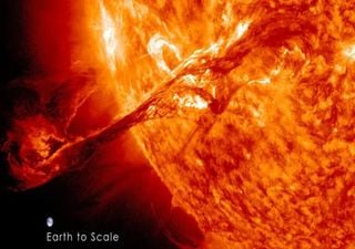 Una fuerte erupción solar arrancó durante algunas horas la cola de la magnetósfera de la Tierra