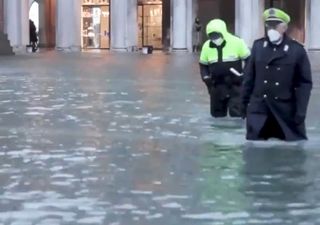 Fuerte inundación en Venecia pone en duda el nuevo sistema de diques