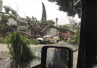 Fuerte lluvia se presenta en Tuxtla Gutiérrez, Chiapas