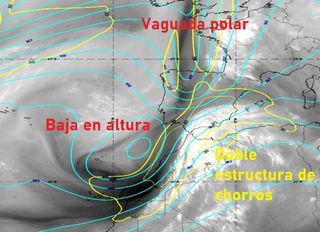 Fuerte señal de precipitaciones convectivas y tormentas para mañana