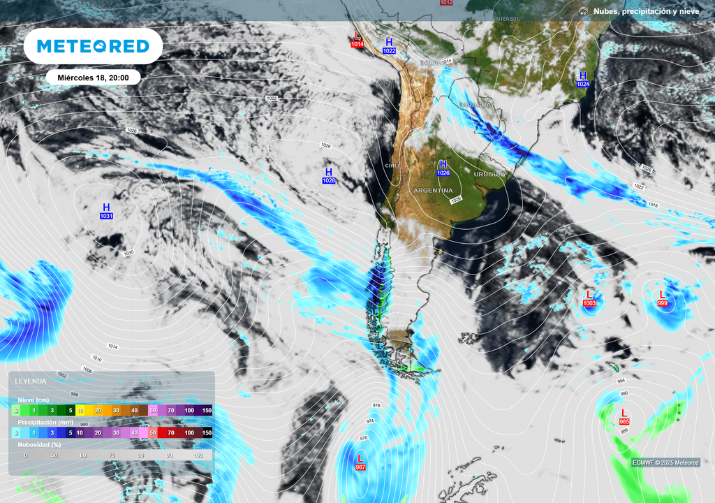 mapa de lluvia y nieve. mapa de lluvia y nieve.