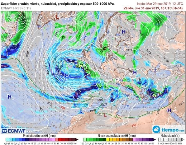Fuerte Temporal Invernal A La Vista ¿la Borrasca Helena En Puertas? Fuerte Temporal Invernal A La Vista ¿la Borrasca Helena En Puertas?