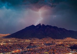 Fuerte tormenta se registra en Monterrey