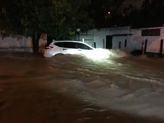 Fuerte tormenta se registra en Chihuahua capital la noche de ayer