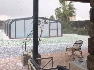 Fuertes granizadas en la provincia de Barcelona