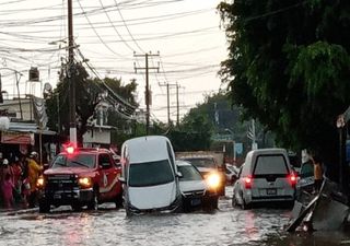 Fuertes lluvias se presentan en Zapopan, Jalisco