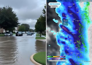 Fuertes lluvias y viento para este domingo en Concepción y la Región de Biobío: riesgo de crecida de ríos e inundaciones