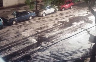 Fuertes tormentas eléctricas y granizadas en nuestro país