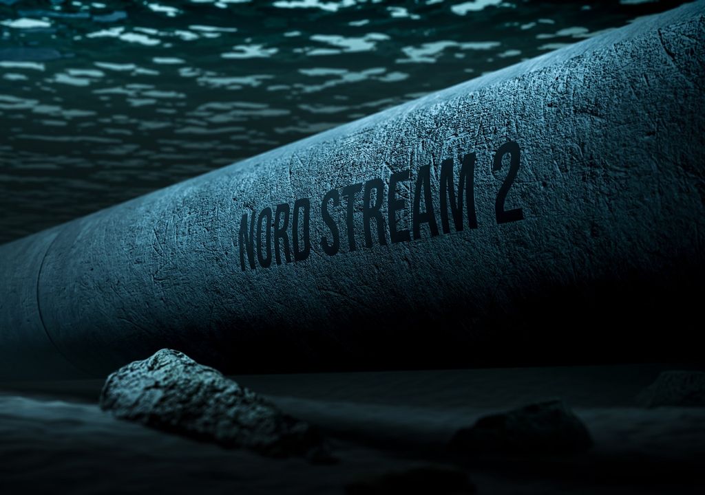 Representación gráfica gasoducto nord stream 2
