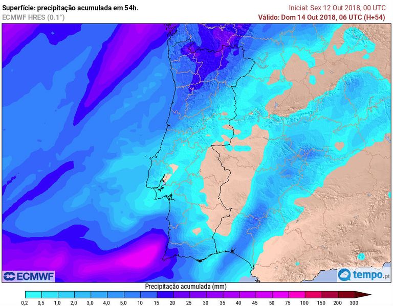 Veja a passagem da tempestade Leslie ao largo da Madeira e em