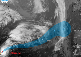 Gabrielle se convierte en un huracán mayor de cat. 4 tras una rápida intensificación, sus restos podrían llegar a España