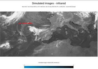 Gabrielle podría convertirse hoy en huracán y algunos modelos lo sitúan frente a las costas españolas como borrasca