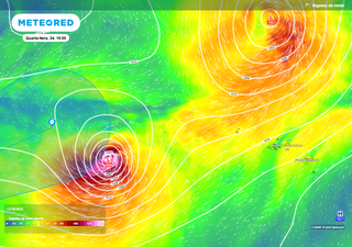 Gabrielle poderá transformar-se num furacão de categoria 2 ao girar em direção aos Açores