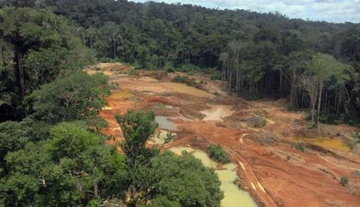 Garimpo em Terras Ind&iacute;genas da Amaz&ocirc;nia cresce 562% e amplia riscos clim&aacute;ticos