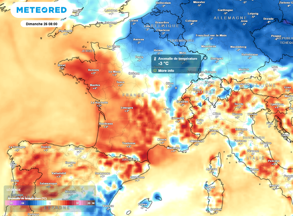 Ce week-end encore, le mercure sera inférieur aux normales de saison dans le quart nord-est.