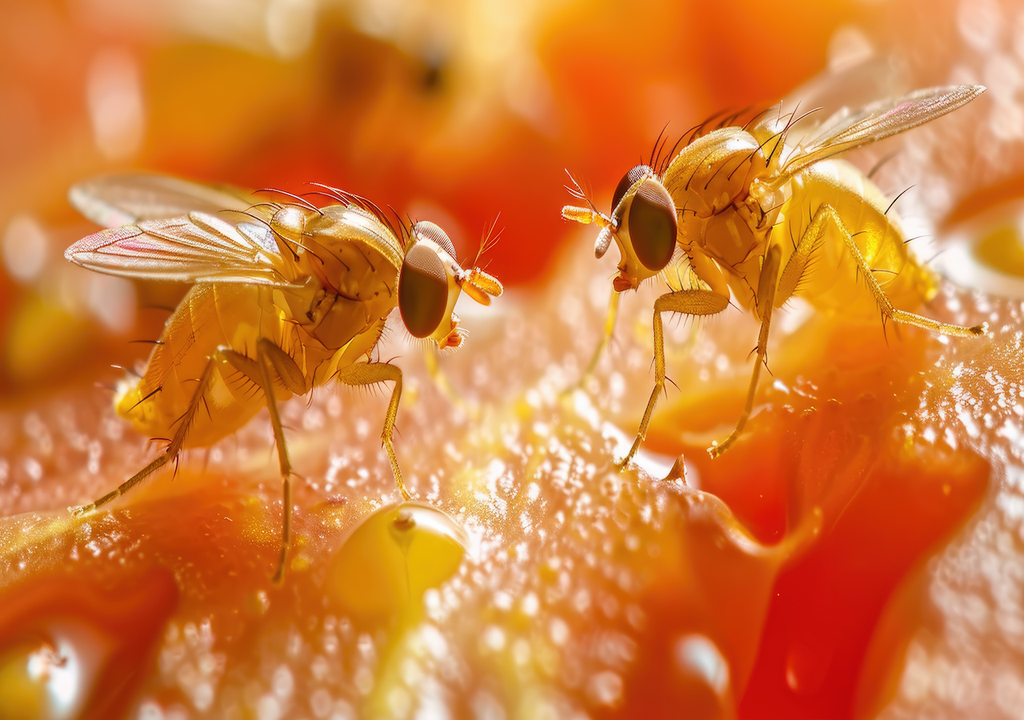 Fruchtfliegen (Drosophila melanogaster) wurden in der Studie genutzt, um neue Verhaltensweisen zu erforschen.