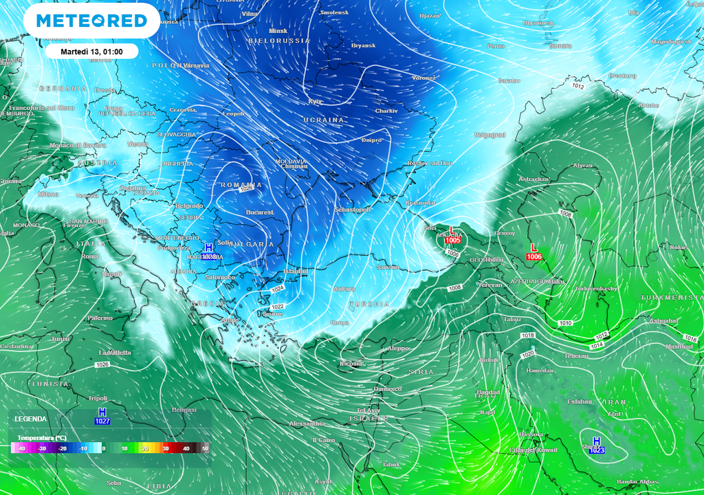 Freddo in Europa. Freddo in Europa.