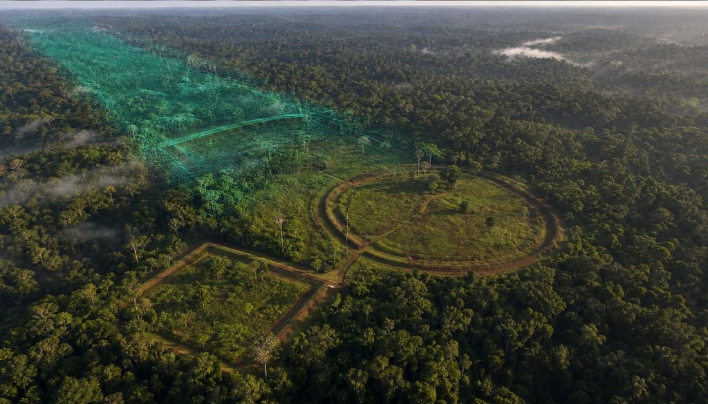 amazonas, Amazonia, geoglifos Geoglifos são estruturas monumentais pré-coloniais que revelam a ocupação humana antiga da Amazônia.