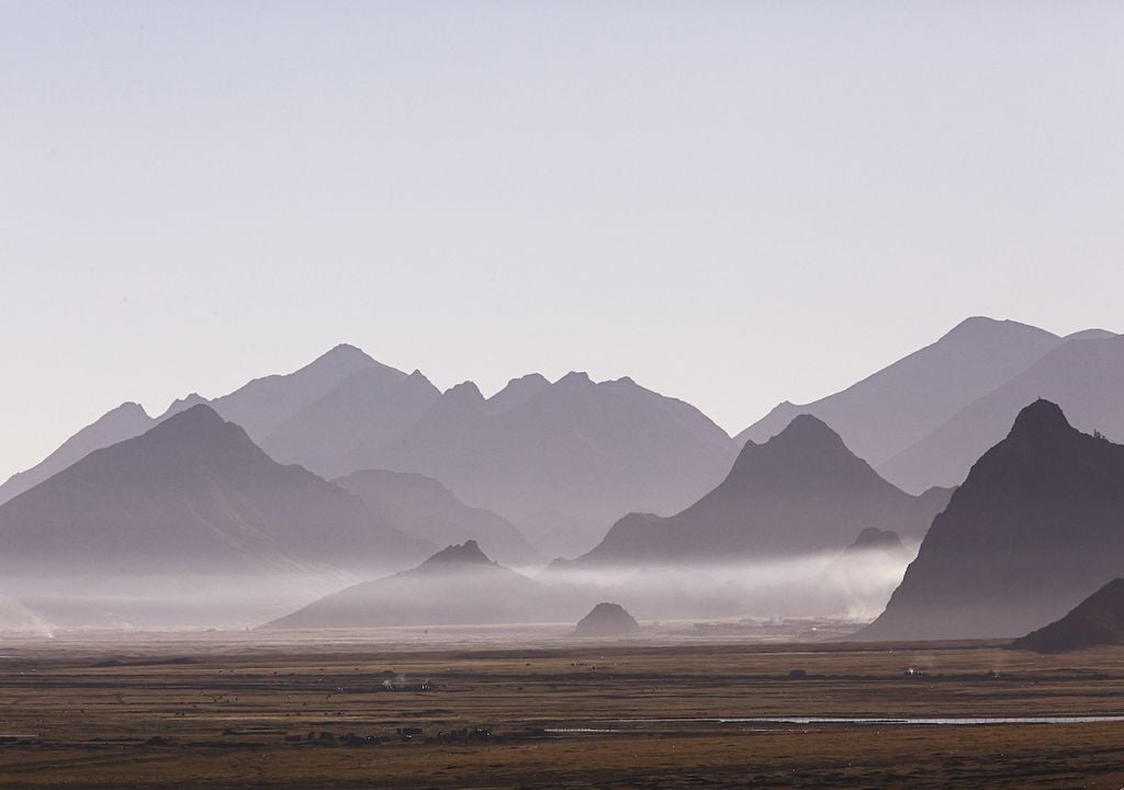 The Tibetan plateau covers most of Tibet.