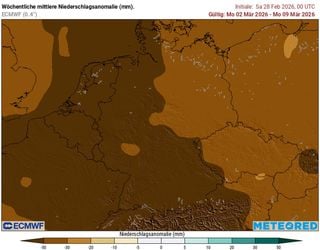 &bdquo;Geschockt&ldquo;: Forscher staunen &uuml;ber Extrem-Prognosen &ndash; Modelle sehen ungew&ouml;hnlich trockenen M&auml;rz voraus