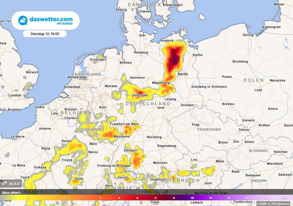 karte, blitze, unwetter karte, blitze, unwetter