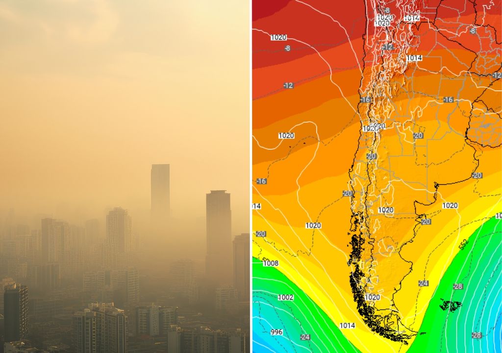 contaminación en ciudades y dorsal de altura