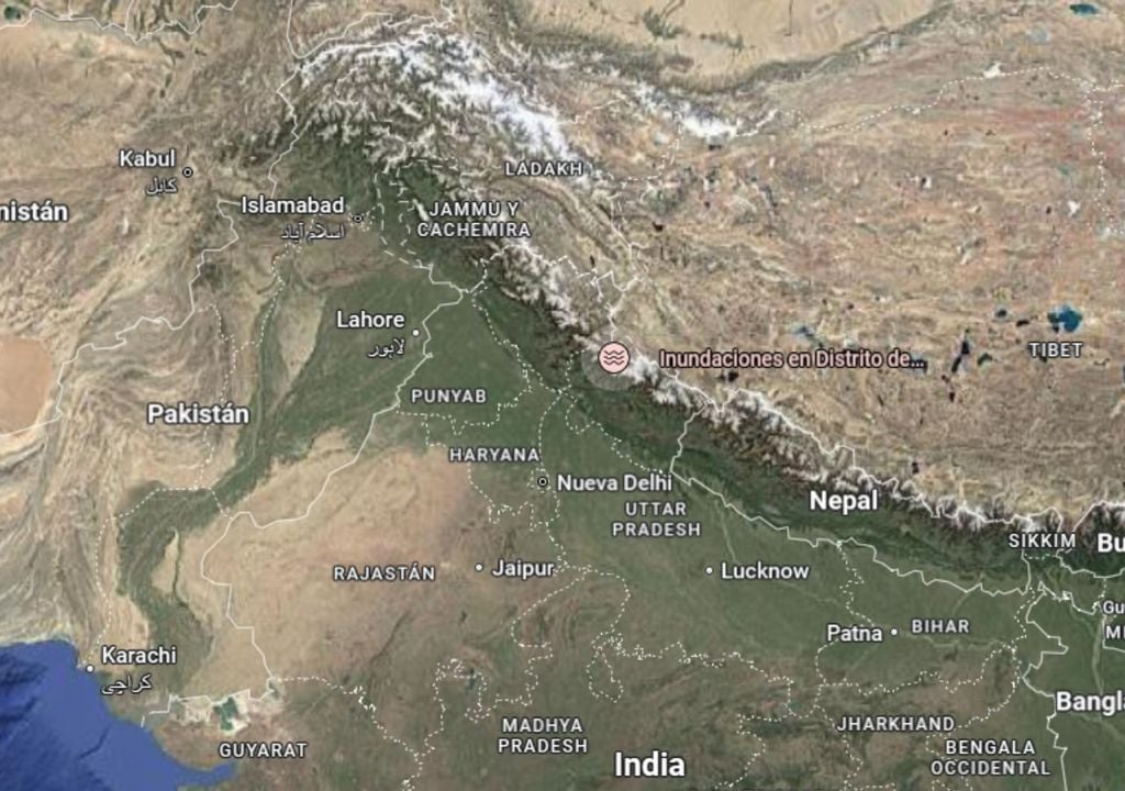 Aluvión en India causa la muerte de 4 personas, Meteored, Chile Aluvión en India causa la muerte de 4 personas, Meteored, Chile