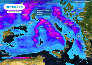 Allerta Meteo: ondata di maltempo imminente al Centro-Sud, attese piogge abbondanti e temporali forti su queste aree