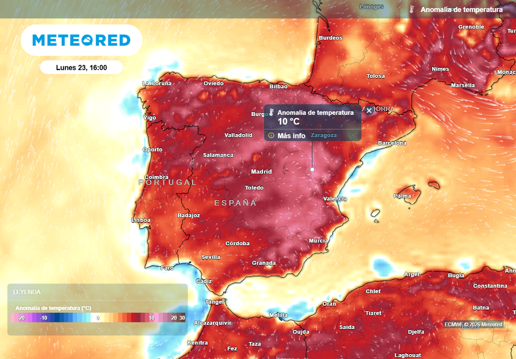 Durante las horas centrales de las próximas jornadas las temperaturas se situarán muy por encima de los valores habituales de esta época.