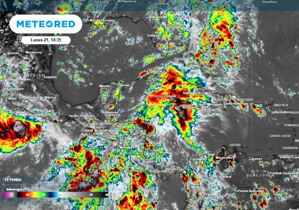 Girp Se vigila el Giro Monzónico Centroamericano