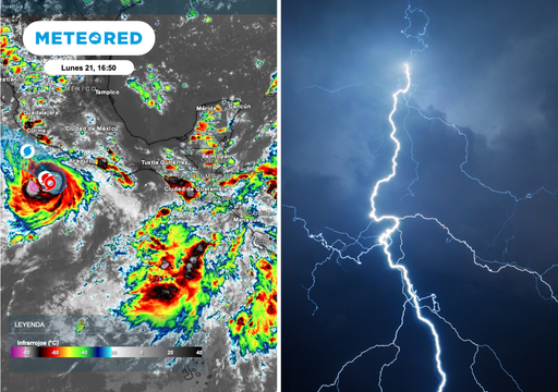 Atentos por que el Giro Centroamericano y una vaguada traen tormentas fuertes esta semana a la Pen&iacute;nsula de Yucat&aacute;n