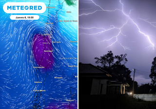 Giro en el tiempo en Santiago: baja segregada podría traer chubascos, rayos, truenos y viento este jueves
