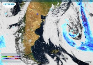 Giro en la Patagonia: calor intenso, frente frío en camino y lluvias en la cordillera 