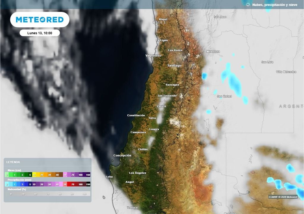 El lunes comenzará con cielos despejados en la zona central, marcando una tregua tras la nubosidad del fin de semana.