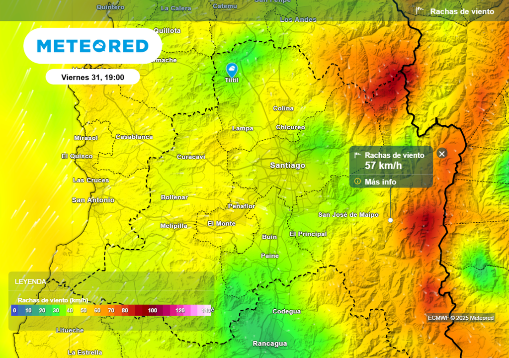 Rachas de viento Rachas de viento